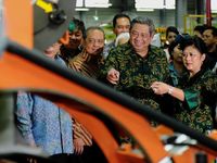 SBY Resmikan Pabrik Ban Hankook