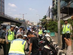 Razia Cabut Pentil Berlanjut di Slipi, 100 Motor Dikempiskan