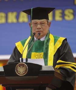 Orasi Ilmiah, SBY Sebut JK Juga Berperan Penting dalam Perdamaian Aceh