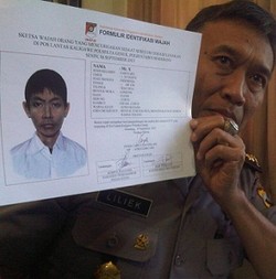 Ini Sketsa Terduga Pelaku Peledakan Pospol Kaligawe Semarang