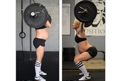 Ibu Ini Dicap Egois, Hamil 9 Bulan Masih Latihan Angkat Besi