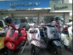 Asyiknya, Vespa Ajak Komunitas Piknik ke Bali