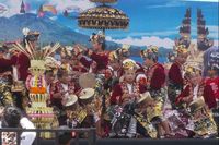 Serunya Lomba Tari Beleganjur di Festival Danau Batur
