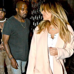 Kim Kardashian dan Kanye West Makan Malam Romantis