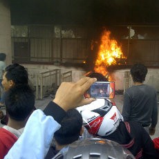 Panpel Enggan Disalahkan Soal Terbakarnya Loket