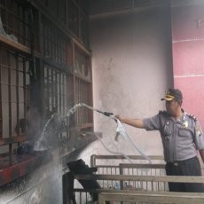 Kebakaran Loket Tiket di Stadion Gelora Delta Padam