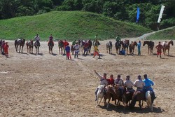 Ciaat! Kuda Diajak Main Silat di Pulau Jeju