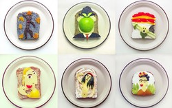 Wah, Ada Roti Panggang Berhias Cantik!