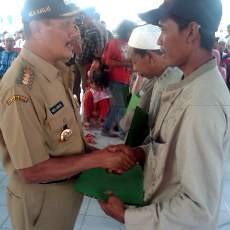 Korban Kerusuhan di Puger Jember dapat Bantuan