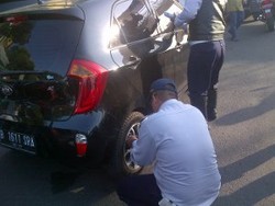 Nguing-nguing! Pemilik Kendaraan Tunggang Langgang Saat Razia Pentil