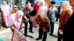 JK Terkesima dengan Batik Syari Rifaiyah Asal Batang