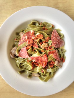 Chicken Spinach Fettuccine