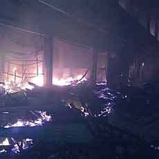 Pasar Gotong Royong di Probolinggo Terbakar