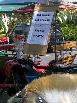 Kusir Delman di Monas Minta Keadilan Jokowi