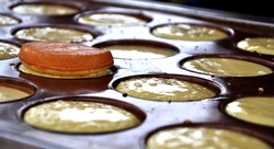 Dorayaki di atas dorayaki