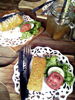 Tuna Melt Risol with Mayonaise inside