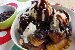 Resep Anak: Pan Fried Banana Split