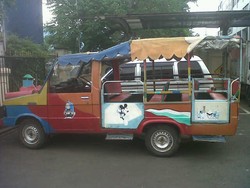 Odong-odong Hias Ditilang Polisi di Jakarta Timur