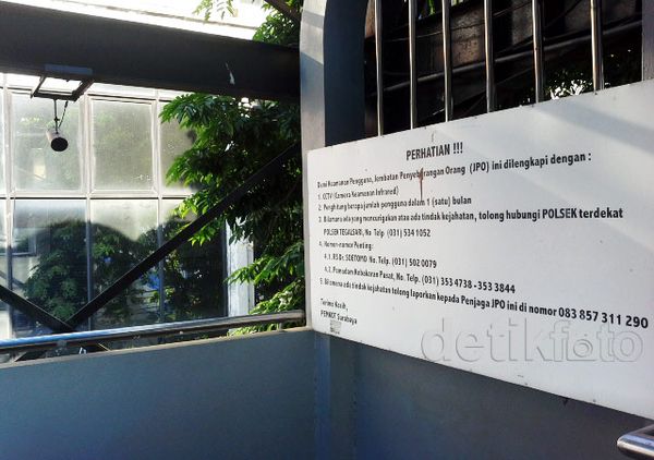 Antisipasi Kriminalitas, JPO Dipasangi CCTV