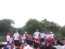 Dahlan Iskan Ajak Masyarakat Balikpapan Senam dan Berjoged