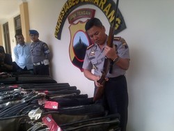 Izin Habis, Puluhan Senpi di Semarang Diamankan Polisi