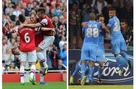 Duel Perdana Arsenal vs Napoli di Liga Champions