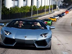 Lamborghini: Pengendara Kami Kalau Konvoi Patuhi Aturan