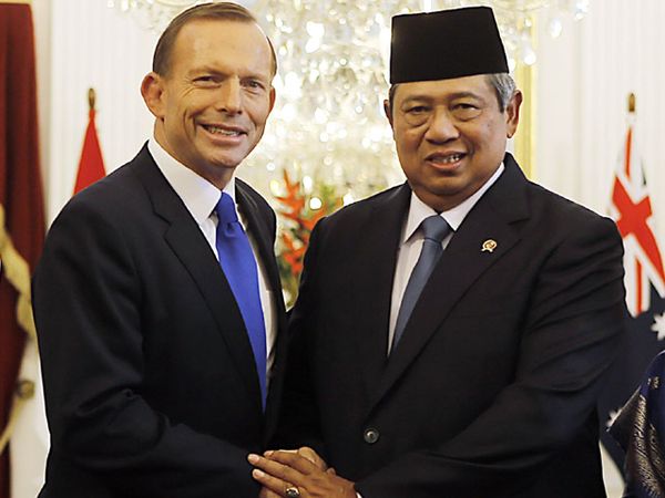 Presiden SBY Terima PM Australia Tony Abbott