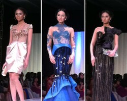 Harry Ibrahim Pamerkan Koleksi Gaun Malam Glamour