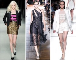 Pekan Mode Paris: Tren Jaket Saint Laurent & Gaun Menerawang Stella McCartney