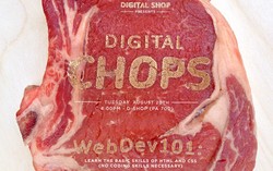 Wah, Poster Ini Dicetak di Atas Sepotong Daging!