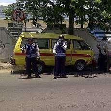 Giliran Jalan Raya Margorejo Ditertibkan, 5 Kendaraan Ditilang