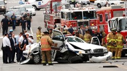 Polisi Tembaki Mobil yang Dikendarai Wanita di Dekat Gedung Capitol