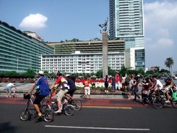 Ayo Berakhir Pekan Sehat di Car Free Day Jakarta