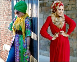 Foto: Gaya Imaan Ali, Blogger Hijab Asal Amerika Serikat