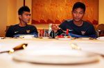 Punggawa Timnas U-19 Makan Siang