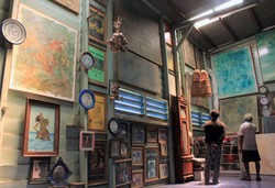 Unik! Lukisan Dari Gir Sepeda di Museum Rudi Isbandi Surabaya