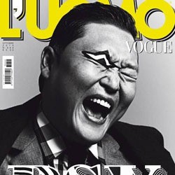 Psy Bergaya di Sampul Majalah Vogue Italia