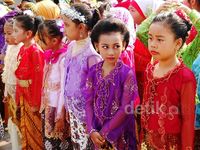 Siswa SD Peringati HUT Kota Yogyakarta