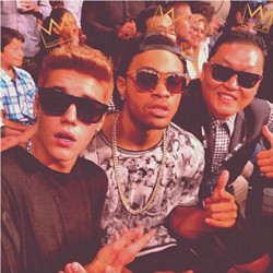 Kembali ke Korea, Psy Hangout bareng G-Dragon dan Justin Bieber