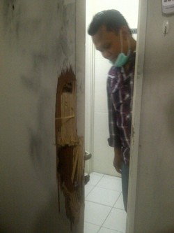 Polisi Olah TKP di Unit Tetangga Holly di Apartemen Kalibata City