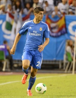 Morata Sedang Enjoy dengan Permainannya