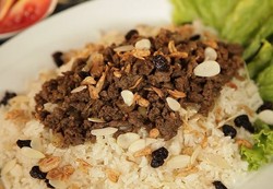 Resep Nasi: Nasi Kebuli Tabur Daging