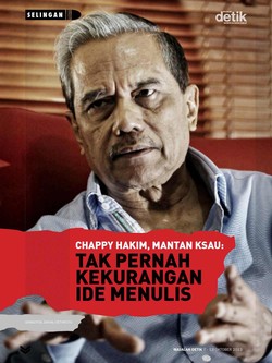 Chappy Hakim, Mantan KSAU: Tak Pernah Kekurangan Ide Menulis