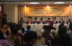 Kepala BNN Jalani Sidang Terbuka Promosi Doktor di Universitas Trisakti