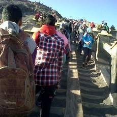 Libur Panjang, Wisatawan Gunung Bromo Membludak