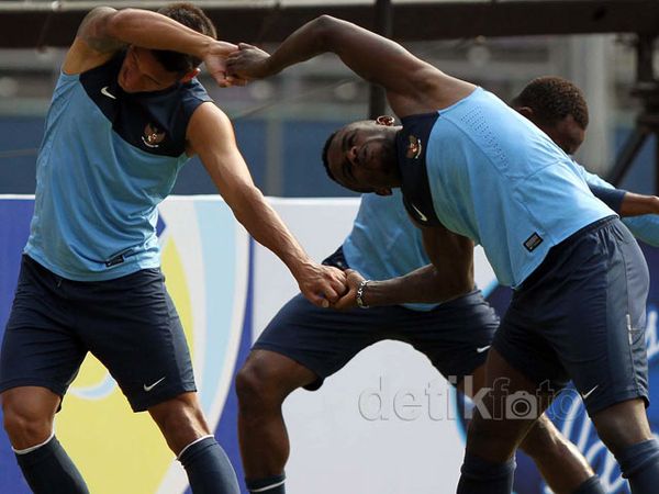 Timnas Mulai Berlatih Jelang Lawan China