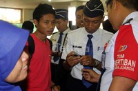 Kedatangan mereka di bandara langsung disambut heboh. Bruriy Susanto/detikcom.