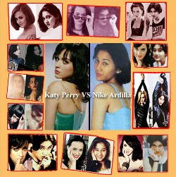 Wow! Katy Perry Banyak Kemiripan dengan Nike Ardilla