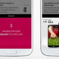 LG Ejek Galaxy S4, iPhone & HTC One